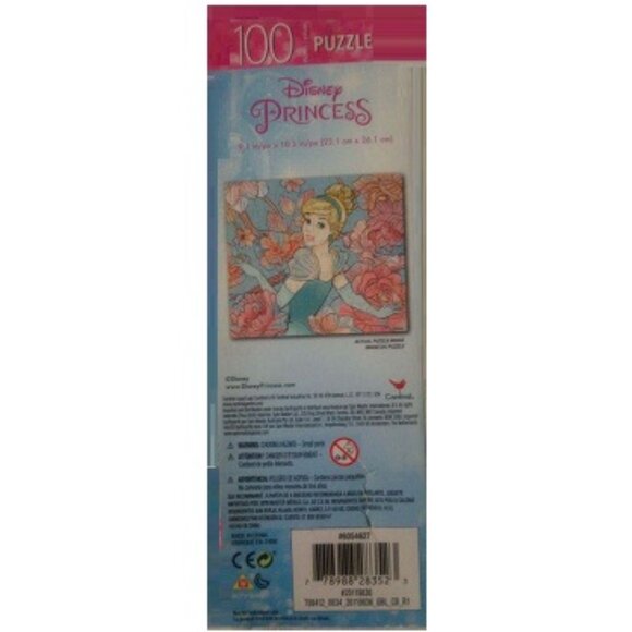 3 Disney Princess's 100 Piece Puzzles - Cinderella * Ariel * Jasmine & Rapunzel - Picture 5 of 8